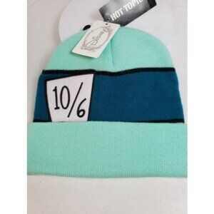 Alice in Wonderland Mad Hatter Disney  Beanie Stocking Cap Hat 10 / 6 New RARE